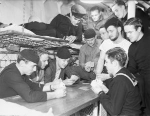 sailors playing cards
